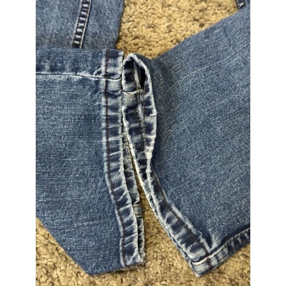 Vintage HARLEY DAVIDSON Womens Relaxed Bootcut Mid Rise Jeans Sz 6P 30x28 Y2k - Picture 7 of 12